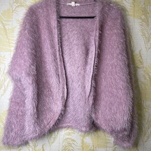 Women's Fuzzy Lavender Sweater